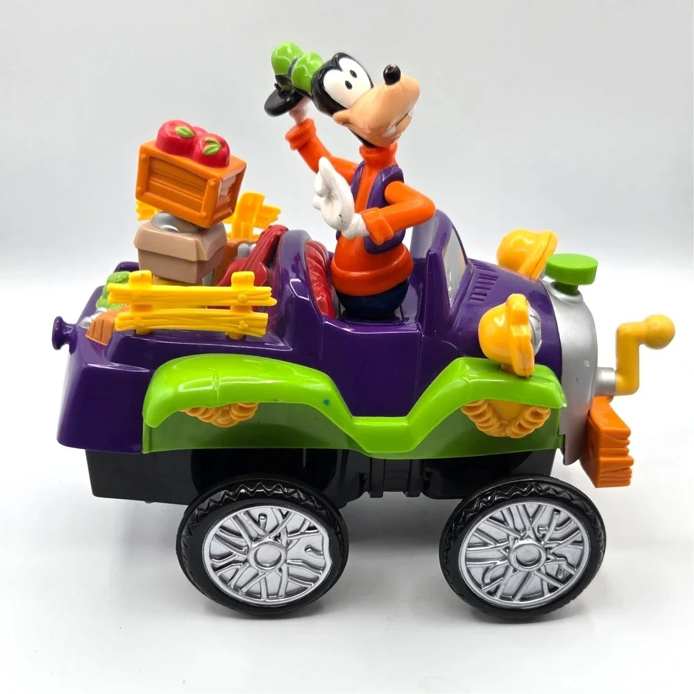 Disney Goofy Jalopy Car Bumpy Ride Vehicle Sounds & Vibrations Working No Remote